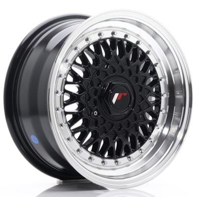 Llanta JR Wheels JR9 /108 Gloss Black w/ Machined Lip
