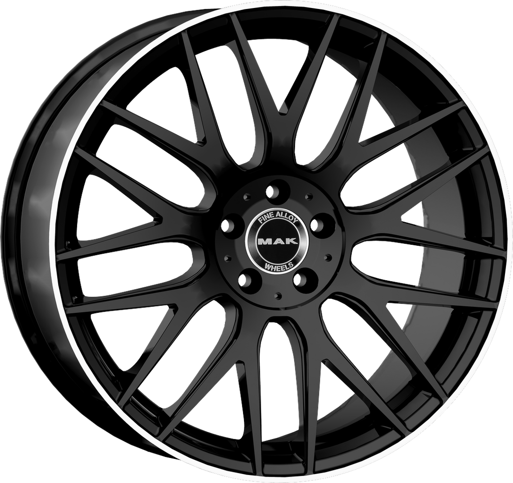 [SN-42557] Llanta MAK Arrow-D Gloss Black Mirror Ring (20" 9.5J ET50 5x112 CB66.6)