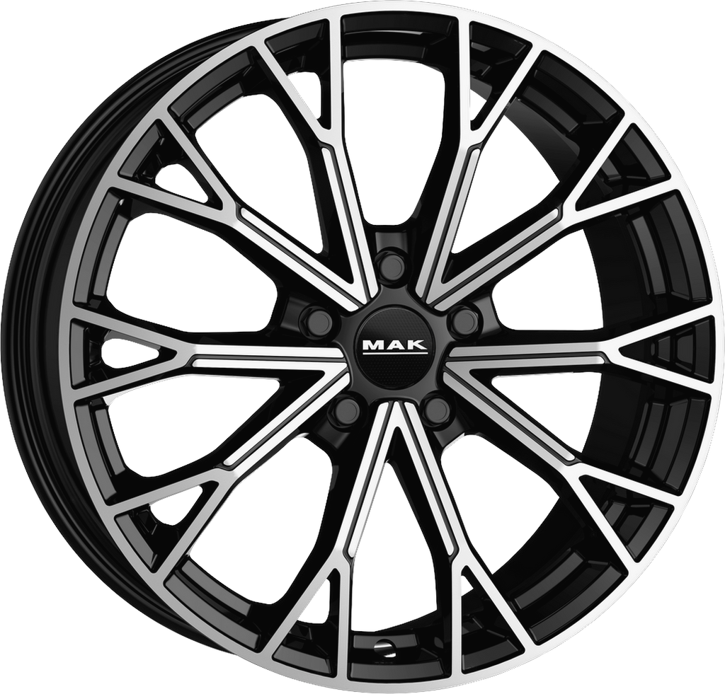 [SN-55437] Llanta MAK Asphalt Black Mirror (18" 7.5J ET51 5x112 CB57.1)