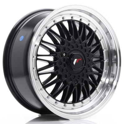 Llanta JR Wheels JR9 Gloss Black w/ Machined Lip