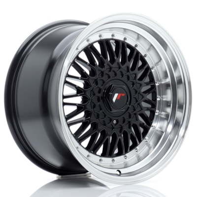 [JR9178592074GB] Llanta JR Wheels JR9 /120 Gloss Black w/ Machined Lip (17" 8.5J ET20 5x112/5x120 CB74.1)
