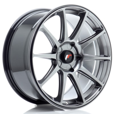 [JR1118855X2072HB] Llanta JR Wheels JR11 Hyper Black (18" 8.5J ET20-40 taladro a medida (9 anclajes) CB72.6)
