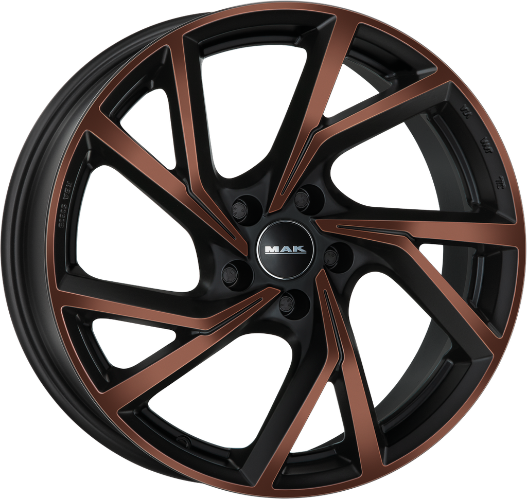 [SN-44644] Llanta MAK Kassel Black & Bronze (18" 8J ET39 5x112 CB66.5)