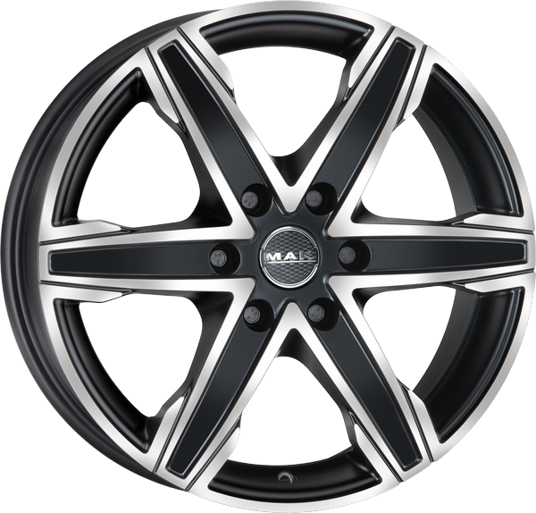 [SN-34917] Llanta MAK King 6 Ice Black (18" 8J ET50 6x130 CB84.1)