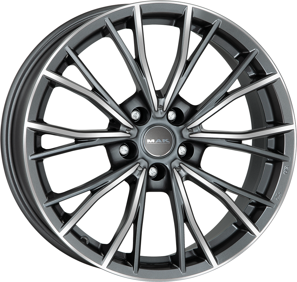 [SN-44717] Llanta MAK Mark Gun Metallic Mirror Face (19" 8.5J ET40 5x112 CB66.6)