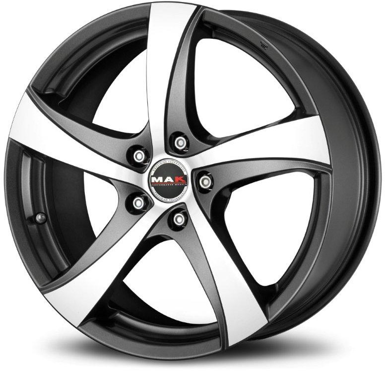 Llanta MAK Mistral Gun Metallic Mirror Face