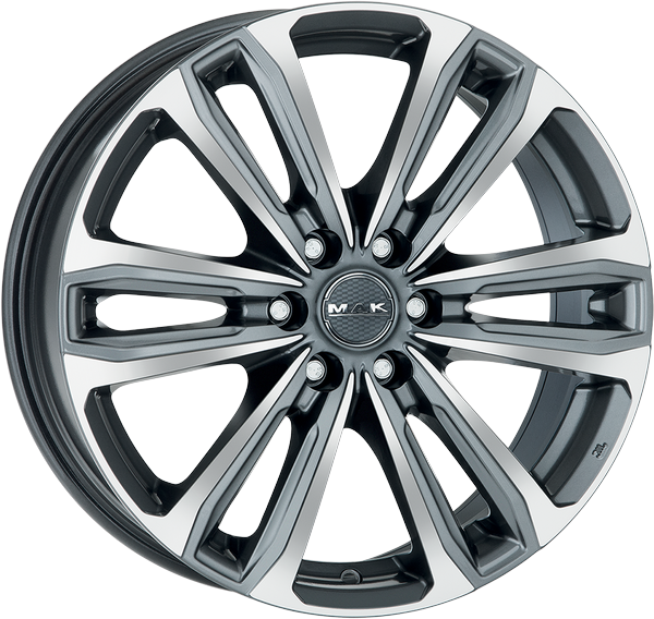 Llanta MAK Safari 6 Gun Metallic Mirror Face