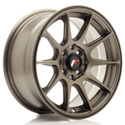 [JR11157043067MBZ1] Llanta JR Wheels JR11 /114 Matt Bronze (15" 7J ET30 4x100/4x114.3 CB67.1)