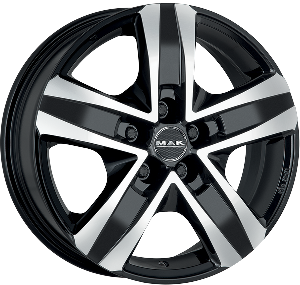 [SN-34450] Llanta MAK Stone 5 VAN Black Mirror (16" 6.5J ET45 5x114.3 CB66.1)