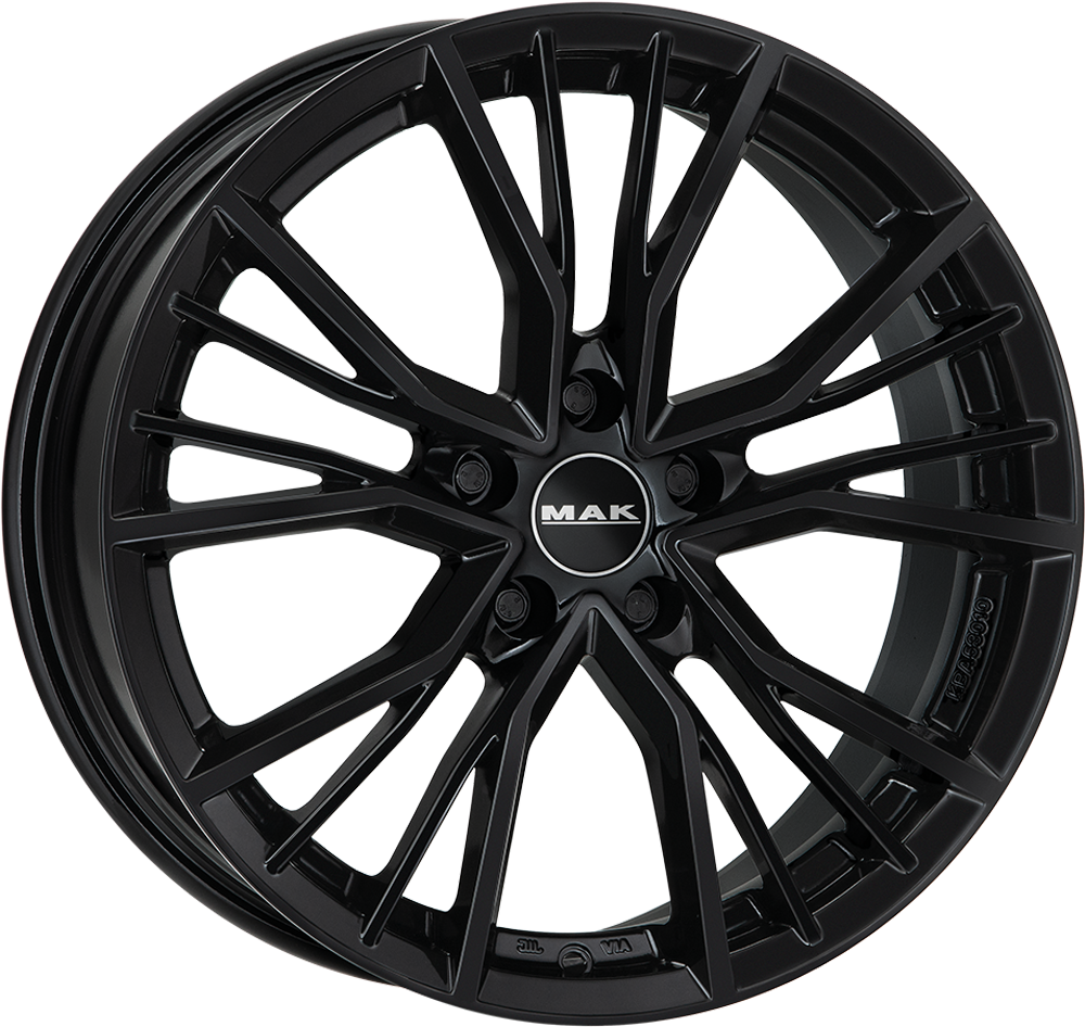 [SN-37438] Llanta MAK Union Gloss Black (20" 8.5J ET40 5x112 CB66.5)