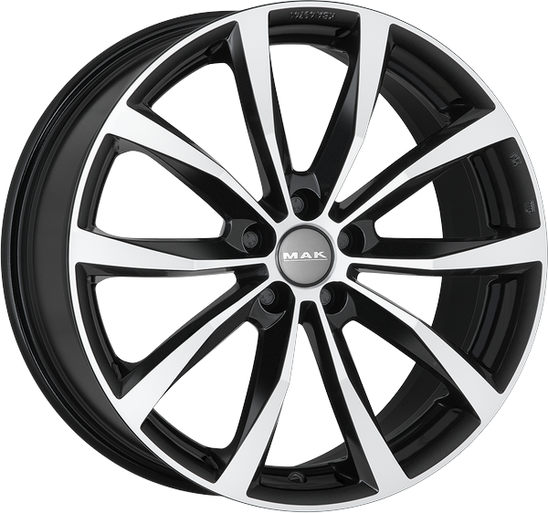 [SN-10267] Llanta MAK Wolf Black Mirror (18" 8J ET35 5x110 CB65.1)