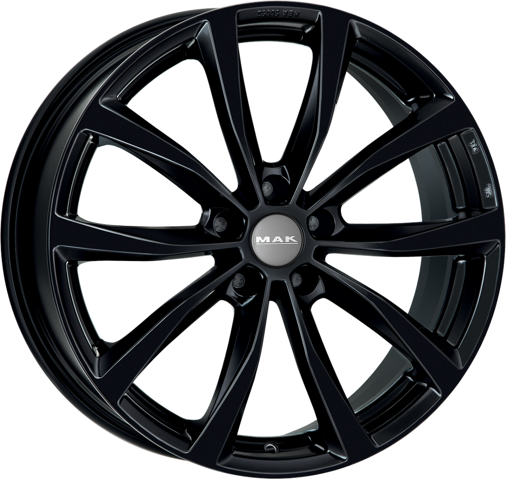 [SN-38356] Llanta MAK Wolf Gloss Black (17" 7J ET40 5x114.3 CB66.1)