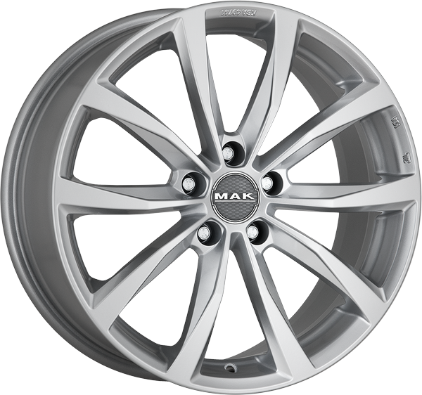 [SN-10476] Llanta MAK Wolf Silver (18" 7.5J ET51 5x112 CB57.1)