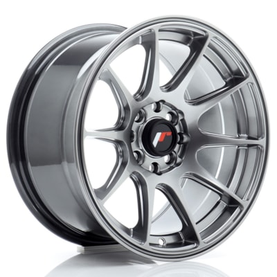 [JR11157043067HB] Llanta JR Wheels JR11 /114 Hyper Black (15" 7J ET30 4x100/4x114.3 CB67.1)