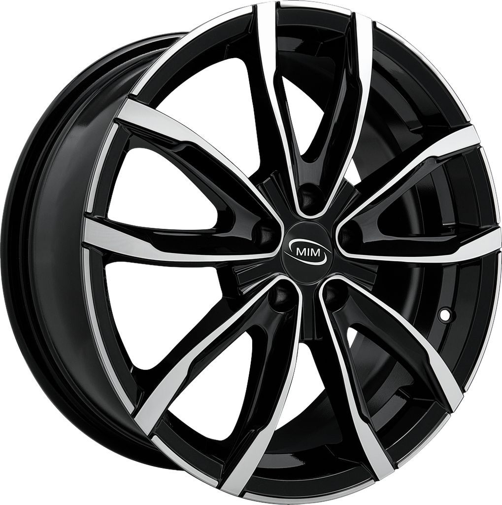 [SN-52665] Llanta MIM Evo 001 Black Polished (16" 6.5J ET35 4x98 CB58.1)