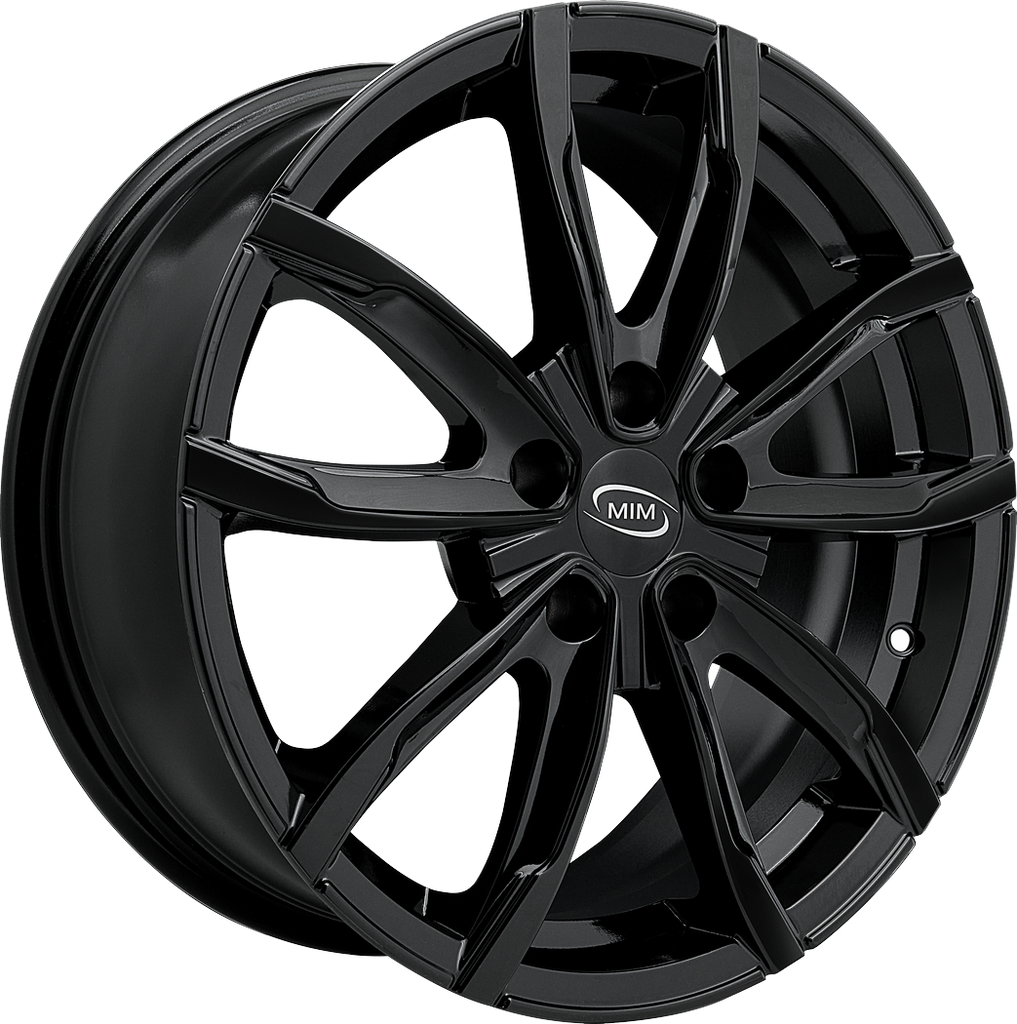 [SN-52639] Llanta MIM Evo 001 Gloss Black (16" 6.5J ET35 4x98 CB58.1)