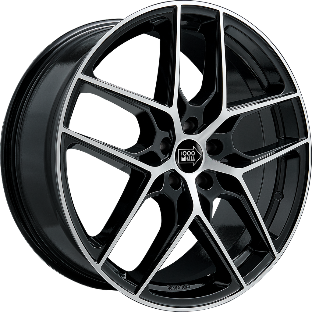 [SN-52716] Llanta Mille Miglia MM1004 Gloss Black Polished (18" 8J ET45 5x108 CB73.1)