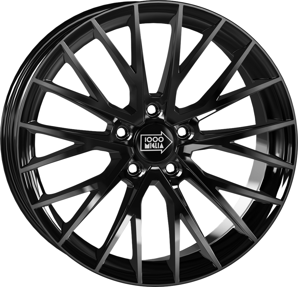 [SN-47558] Llanta Mille Miglia MM1009 Gloss Black (17" 7J ET45 5x112 CB57.1)
