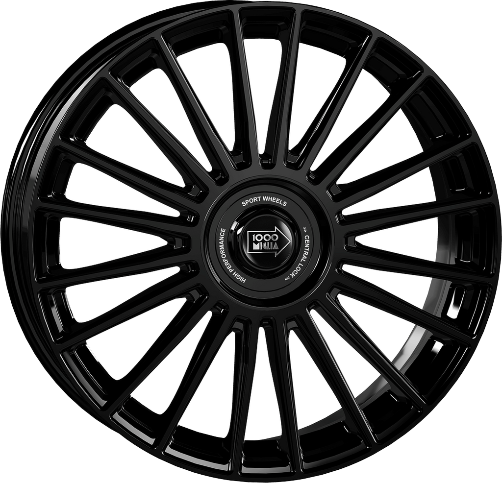 [SN-46157] Llanta Mille Miglia MM1022 Gloss Black (20" 8.5J ET30 5x110 CB65.1)
