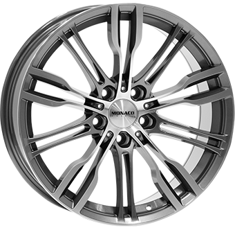 [SN-43090] Llanta Monaco GP8 Anthracite Polished (19" 9J ET42 5x120 CB72.6)
