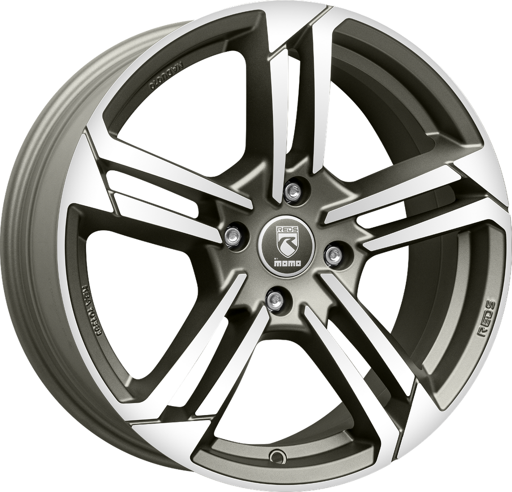 [SN-55958] Llanta Reds Twist 4 Matt Graphite Polished (17" 7J ET18 4x108 CB65.1)
