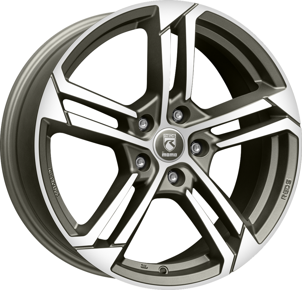 [SN-55913] Llanta Reds Twist Matt Graphite Polished (17" 7J ET35 5x112 CB79.6)