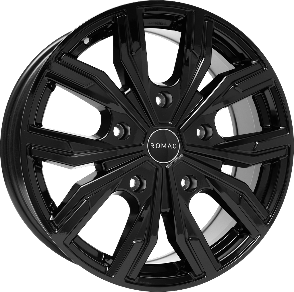 [SN-51416] Llanta Romac Torque Gloss Black (16" 6.5J ET50 5x130 CB89.1)