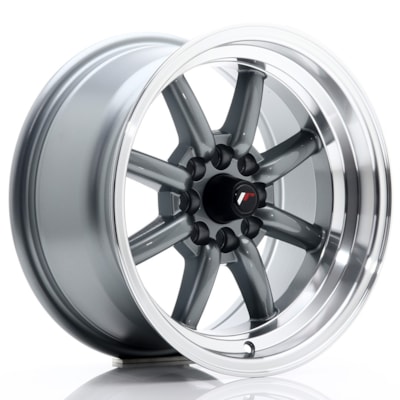 Llanta JR Wheels JR19 /114 Gun Metal w/ Machined Lip