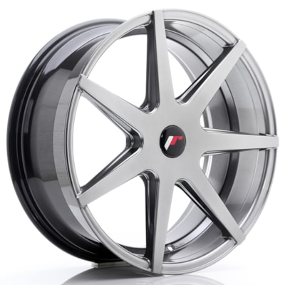 [JR2020855X2074HB] Llanta JR Wheels JR20 Hyper Black (20" 8.5J ET20-40 taladro a medida (10 anclajes) CB74.1)