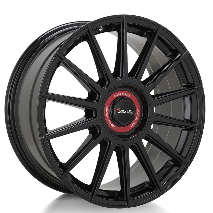 [NT-1000000447248] Llanta Avus AC-M09 Black Red