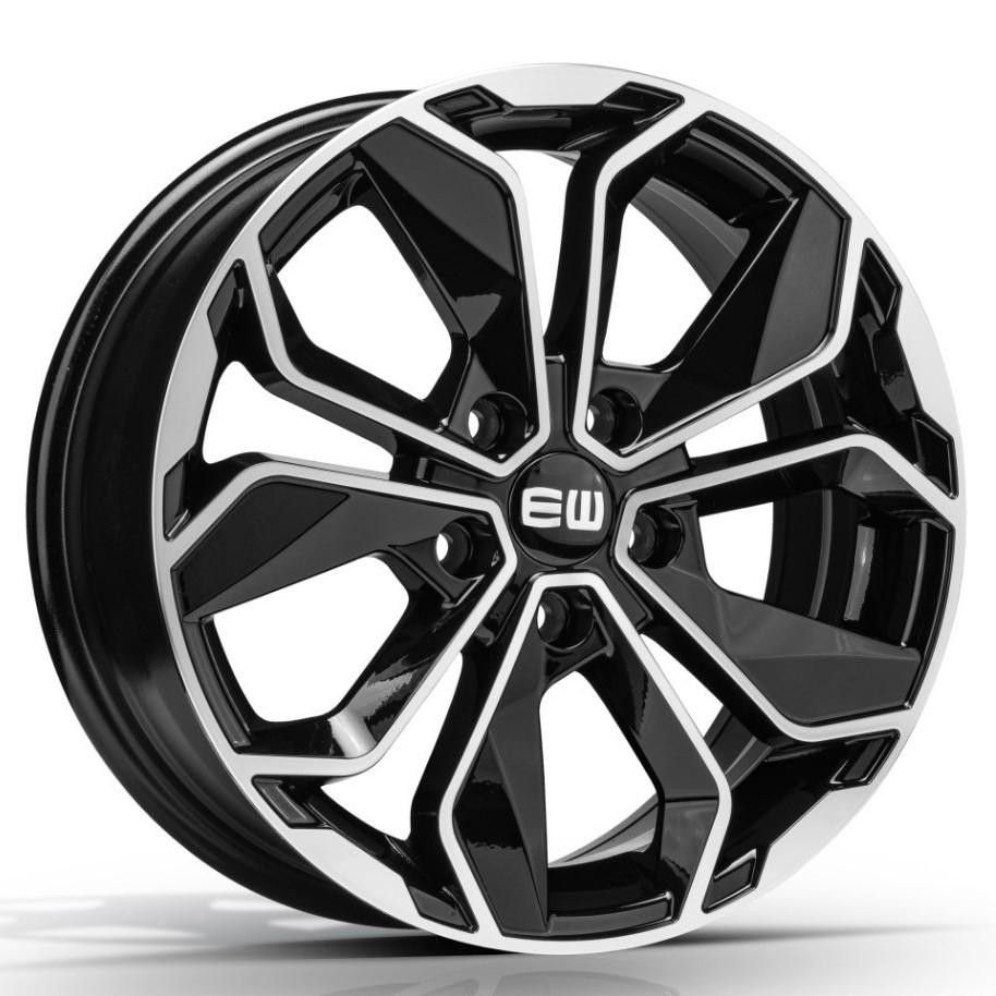 [NT-E266AN05BL2P0] Llanta Elite Wheels EJ11 Black Polished