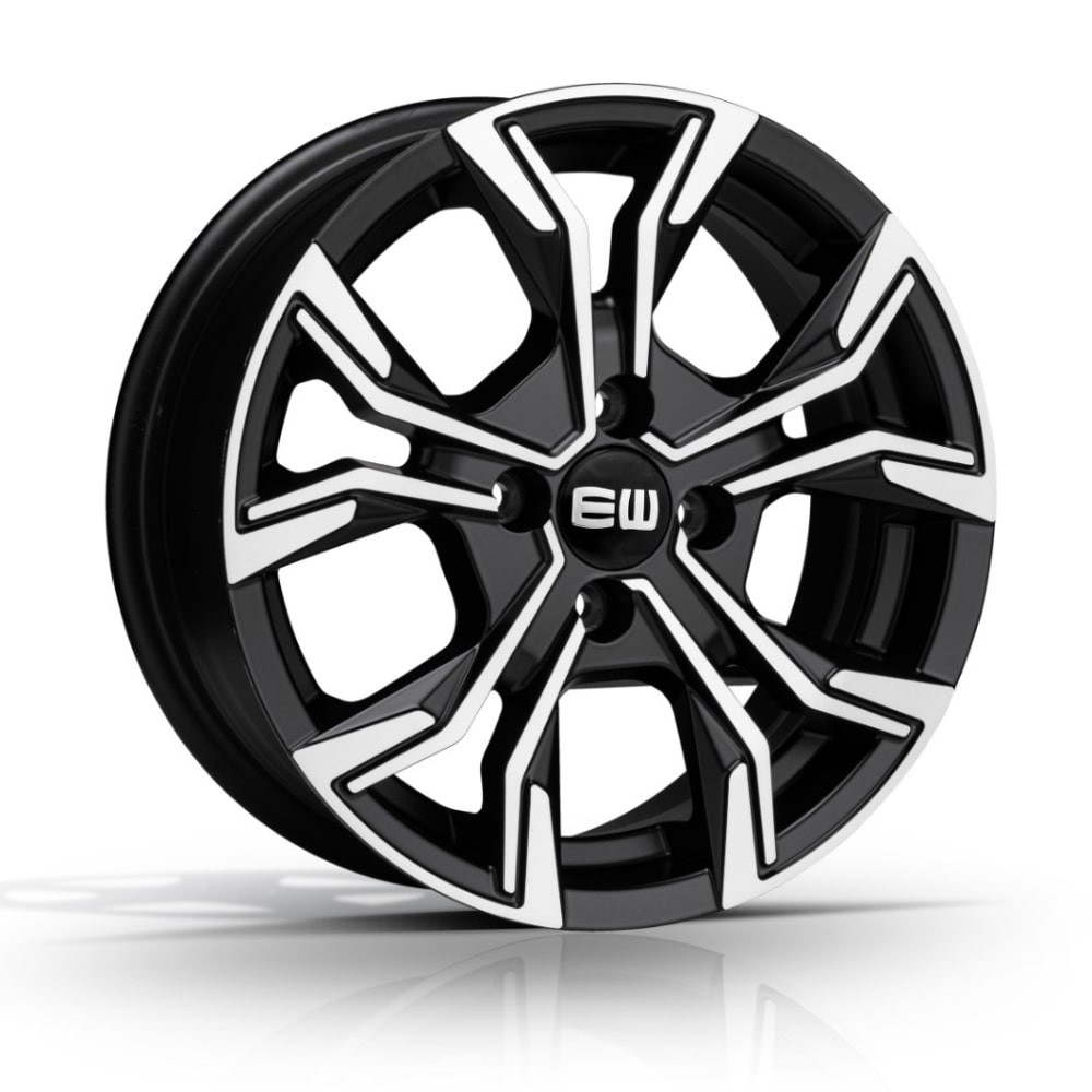 [NT-E333AN06BL2P0] Llanta Elite Wheels EJ12 Black Polished Polished
