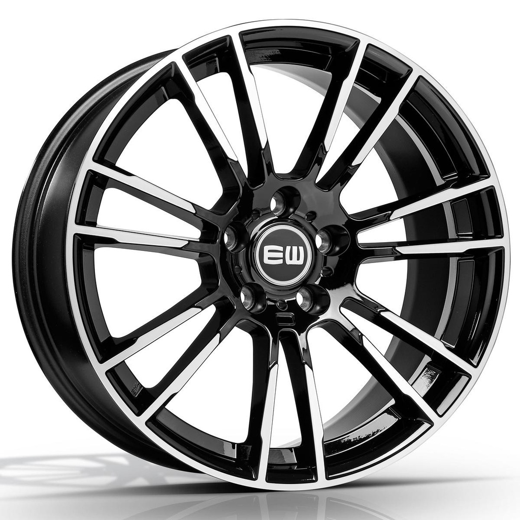 [NT-E202AN01BL2P0] Llanta Elite Wheels EW01 Black Polished (18" 8J ET30 5x112 CB66.6)