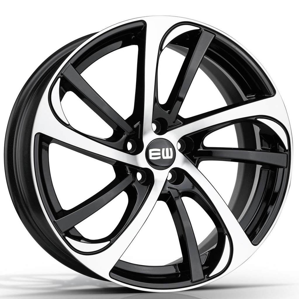 [NT-E261AN01BL2P0] Llanta Elite Wheels EW03 Black Polished
