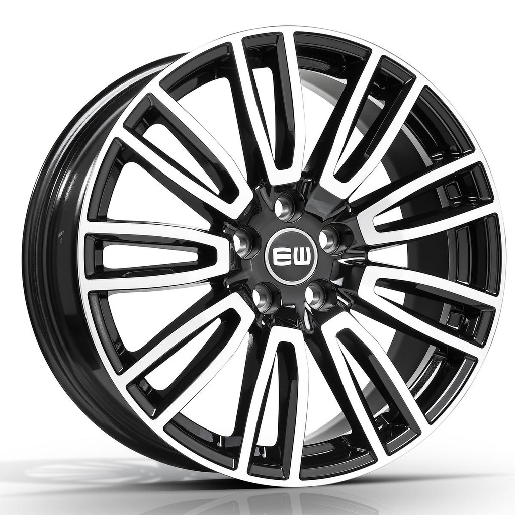 [NT-E221AN10BL2P0] Llanta Elite Wheels EW07 Black Polished