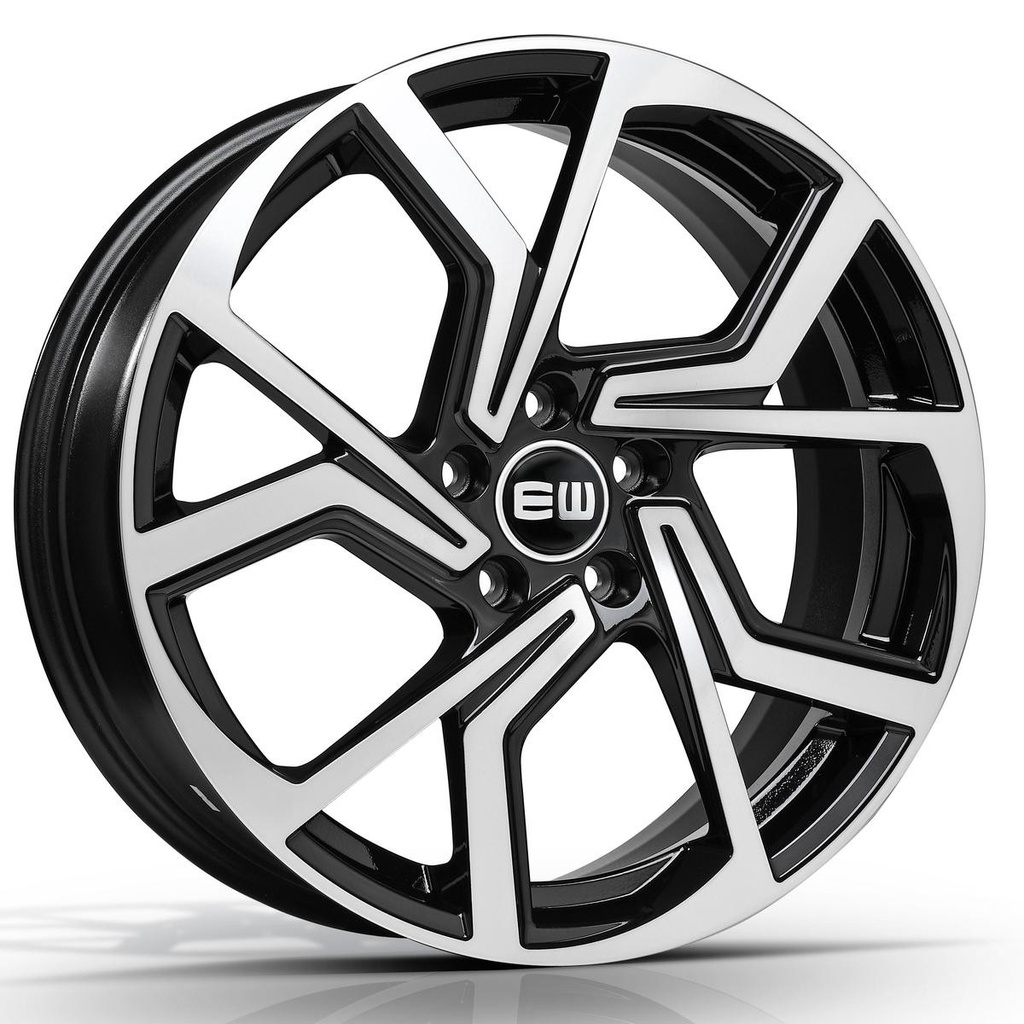 [NT-E231AN06BL2P0] Llanta Elite Wheels EW09 Black Polished (18" 7.5J ET45 5x112 CB57.1)