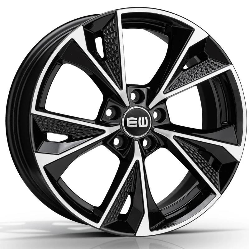 [NT-E281AN01BL2P0] Llanta Elite Wheels EW15 Black Polished (17" 7.5J ET36 5x100 CB57.1)