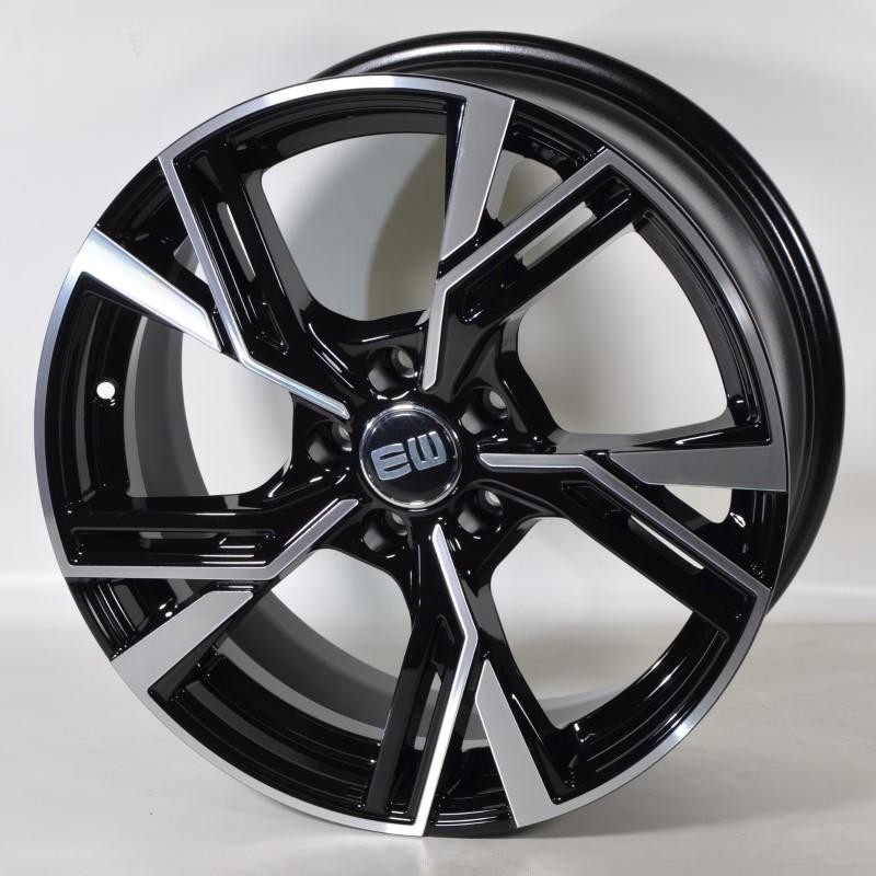 [NT-E323AN03BL2P0] Llanta Elite Wheels EW16 Black Polished (19" 8.5J ET45 5x112 CB66.6)