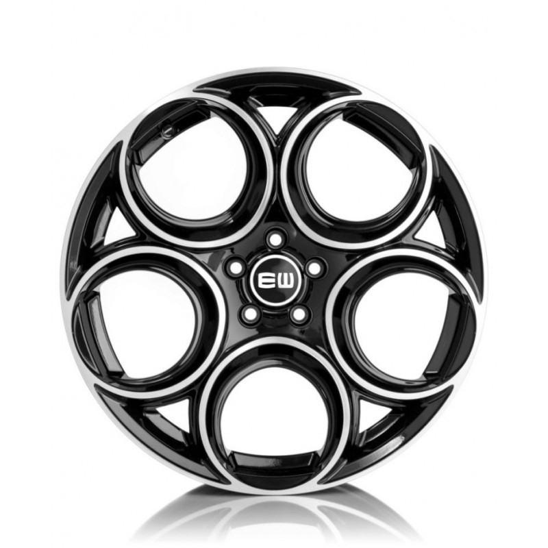[NT-E340AN01BL2P0] Llanta Elite Wheels EW24 Black Polished