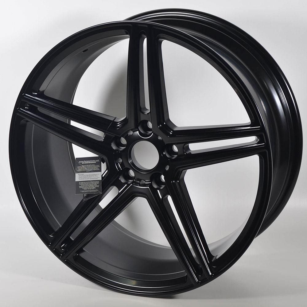 [NT-00000017020992] Llanta Forzza Bosan Black Satin (22" 10.5J ET38 5x112 CB66.6)