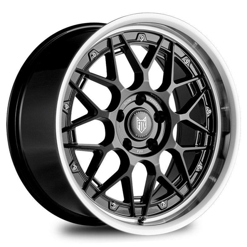 [NT-FXHROH7490BPL] Llanta Fox Hiro Black Polished Lip