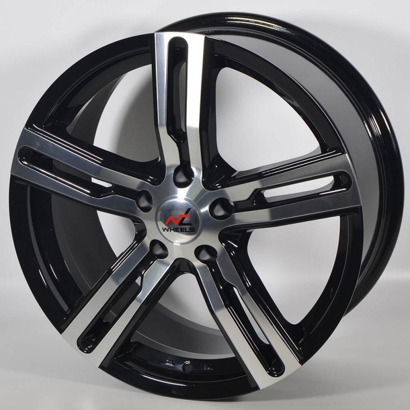 [NT-V17756130KARAD6] Llanta NT Wheels Kargin Black Polished (17" 7.5J ET50 6x130 CB84.1)