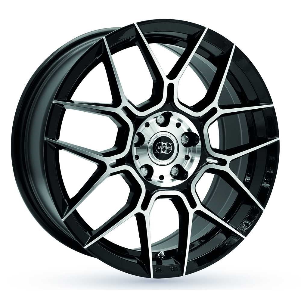 [NT-2504650883937] Llanta Racer Traxx Black Polished