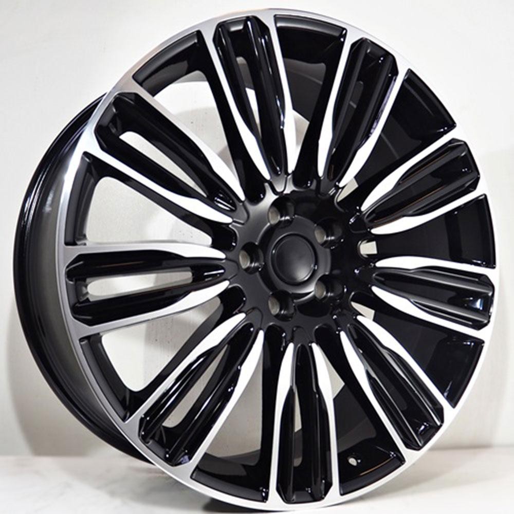 [NT-ST00165] Llanta ST Wheels Drag Black Polished