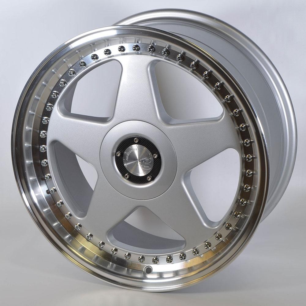 [NT-8403331031842] Llanta Spacwheels M240 Silver Polished Ring