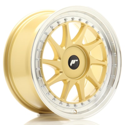 Llanta JR Wheels JR26 Gold w/ Machined Lip