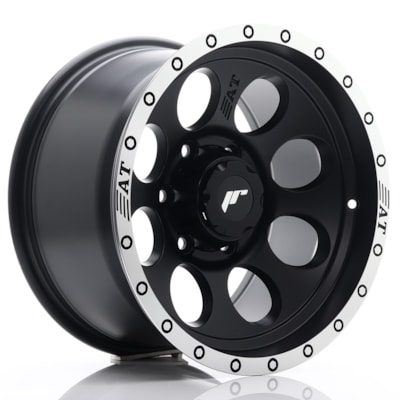 Llanta JR Wheels JRX4 Matt Black w/ Machined Lip
