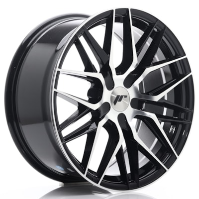 Llanta JR Wheels JR28 Gloss Black Machined Face
