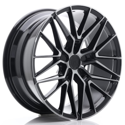 [JR382190F15X1074GBBF] Llanta JR Wheels JR38 Black Brushed w/ Tinted Face (21" 9J ET10-52 taladro a medida (10 anclajes) CB74.1)