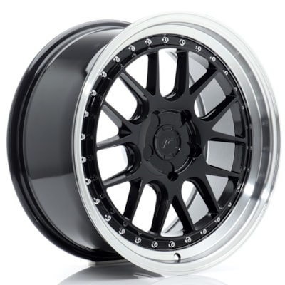 Llanta JR Wheels JR40 Gloss Black w/ Machined Lip